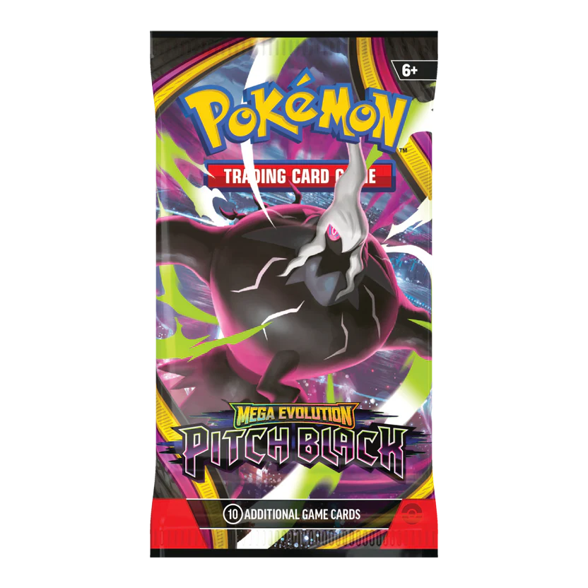 Pokémon TCG Pitch Black English booster pack; artwork may vary
