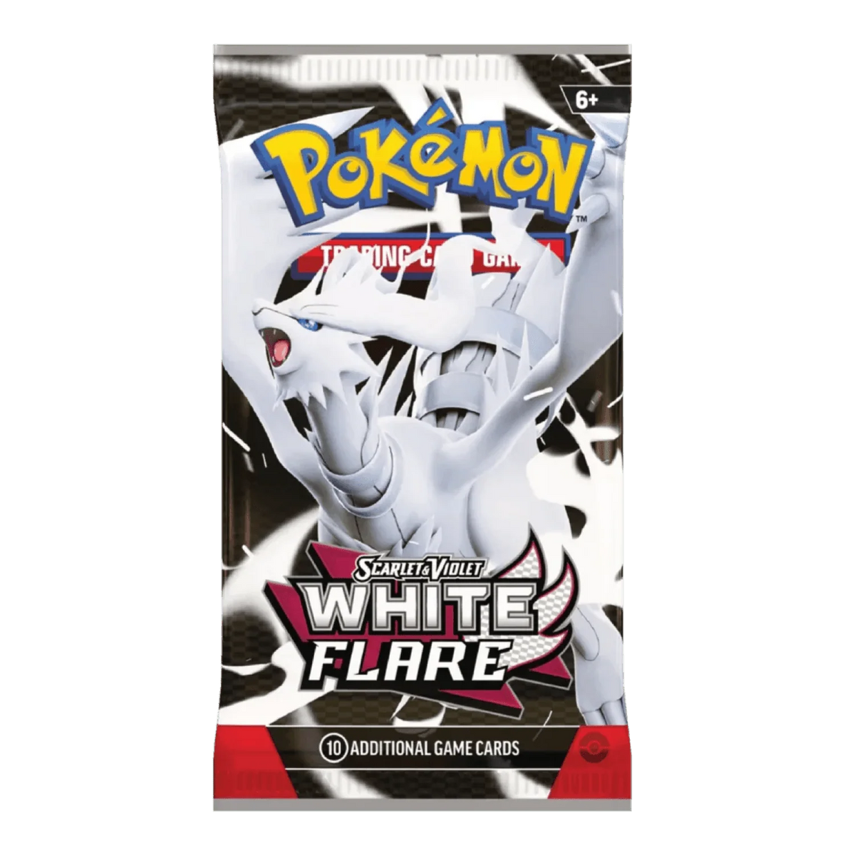 Pokémon TCG White Flare English booster pack; artwork may vary