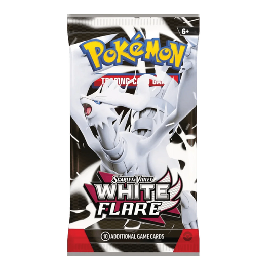 Pokémon TCG White Flare English booster pack; artwork may vary
